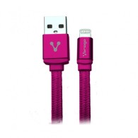 Vorago Cable USB 2.0 A Macho - Lightning Macho, 1 Metro, Rosa