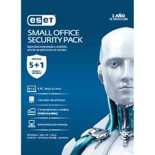 Paquetería Office Pack, 5 Usuarios, 1 Año, Windows, Mac, Linux, Android, Ios Eset