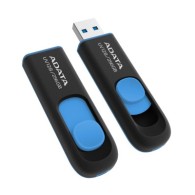 USB Memoria ADATA AUV128-256G-RBE, Negro con Azul, 256 GB, USB 3.2 Gen1