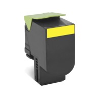 Tóner Lexmark 808SY Amarillo, 2500 Páginas