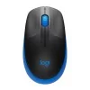 Logitech M190 Mouse Óptico Inalámbrico Full-Size, 1000 dpi, 3 botones, USB, color azul