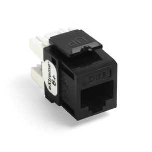 Conectores Quickport Cat6 Extreme 6+, Negro Leviton