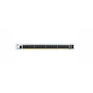 Switch Cisco Gigabit Ethernet Catalyst 1000, 48 Puertos Poe+ 370W, 4 Puertos Sfp, 104 Gbit/S, 15.360 Entradas - Administrable