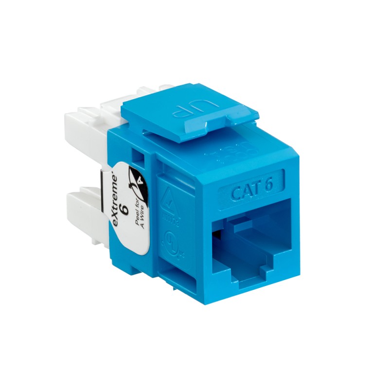 Leviton Jack Modular Quickport Categoría 6, Azul