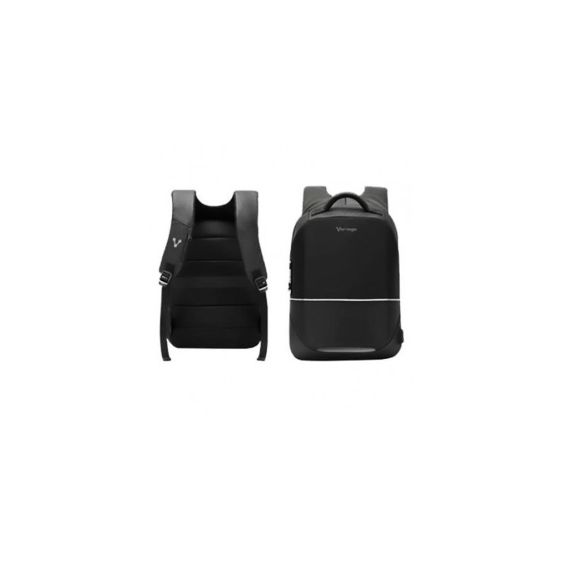 Vorago Mochila BP-401 de Poliéster para Laptop 15.6", Color Negro