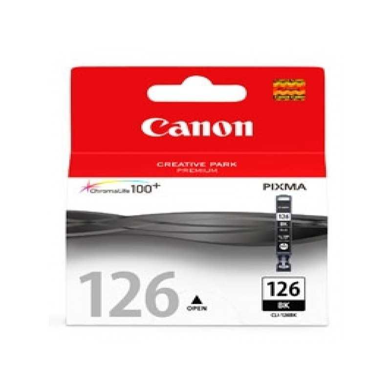 Cartucho Canon CLI-126 Negro, 210 Páginas
