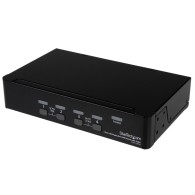 Conmutador Switch KVM 4 puertos Video DisplayPort DP Hub Concentrador USB 2.0 Audio - 2560x1600