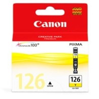 Cartucho Canon CLI-126 Amarillo, 210 Páginas