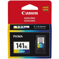 Cartucho de tinta Canon, Cian, Magenta, Amarillo, Modelo: CL-141 XL.