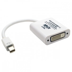 Tripp Lite Cable Adaptador Mini Displayport Macho - DVI-I Hembra, 15cm, Blanco
