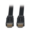 Cable HDMI Plano de Alta Velocidad, Video Digital con Audio, UHD 4K (M/M), Negro, 1.83 m