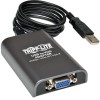 Adaptador de video TRIPP-LITE USB Macho a VGA Hembra 1080p Negro U244-001-VGA-R