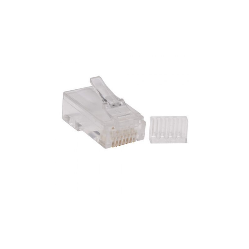 Plug Tripp Lite - Cat6 - RJ-45 - Transparente - 100 Piezas