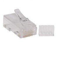 Plug Tripp Lite - Cat6 - RJ-45 - Transparente - 100 Piezas