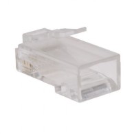 Plug Tripp Lite - Cat6 - RJ-45 - Transparente - 100 Piezas