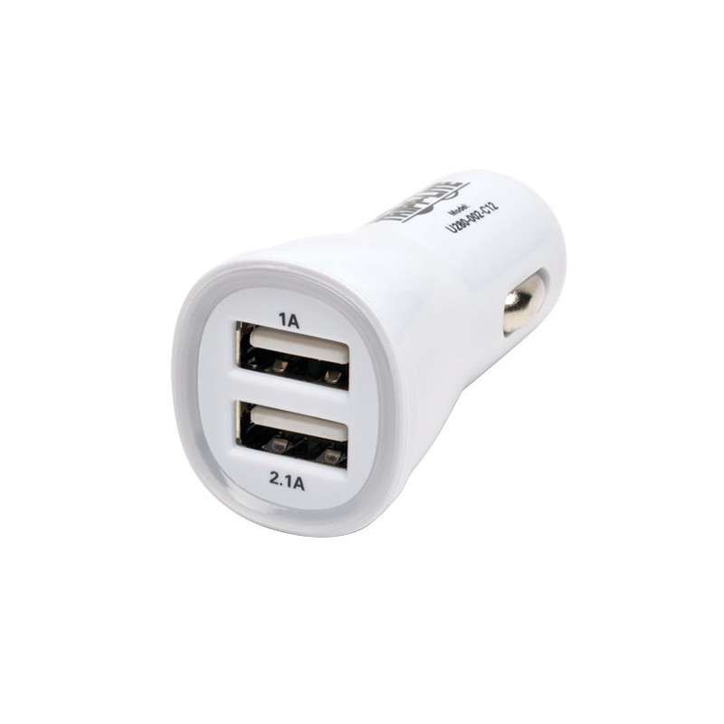 Cargador para Auto Tripp Lite, 2x USB 2.0, 5V, Blanco