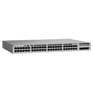 Switch Cisco Gigabit Ethernet Catalyst 9200L Network Essentials, 48 Puertos Poe+ 10/100/1000Mbps + 4 Puertos 10G Sfp Uplink, 176