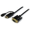 Cable Vga Macho Hdmi + Micro-Usb Macho/Hembra StarTech STARTECH