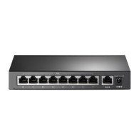 Switch Fast Ethernet Tl-Sf1009P, 9 Puertos 10/100Mbps (8X Poe+), 1.8 Gbit/S, 2.000 Entradas - No Administrable TP-LINK TP-LINK