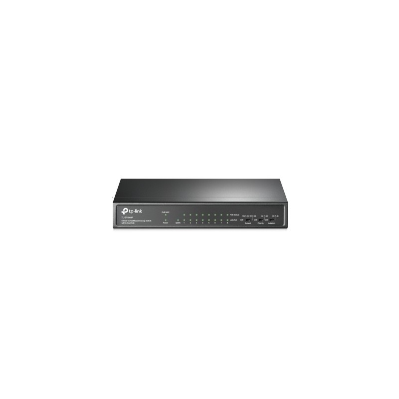 Switch Fast Ethernet Tl-Sf1006P, 6 Puertos 10/100Mbps (4X Poe+), 1.2 Gbit/S, 2.000 Entradas - No Administrable TP-LINK TP-LINK