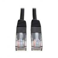 Cable Patch Moldeado Cat5e Tripp Lite UTP RJ-45 Macho - RJ-45 Macho, 3 Metros, Negro