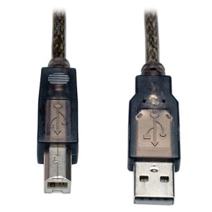 Cable USB 2.0 A Macho Tripp Lite - USB 2.0 B Macho, 8 Metros, Negro
