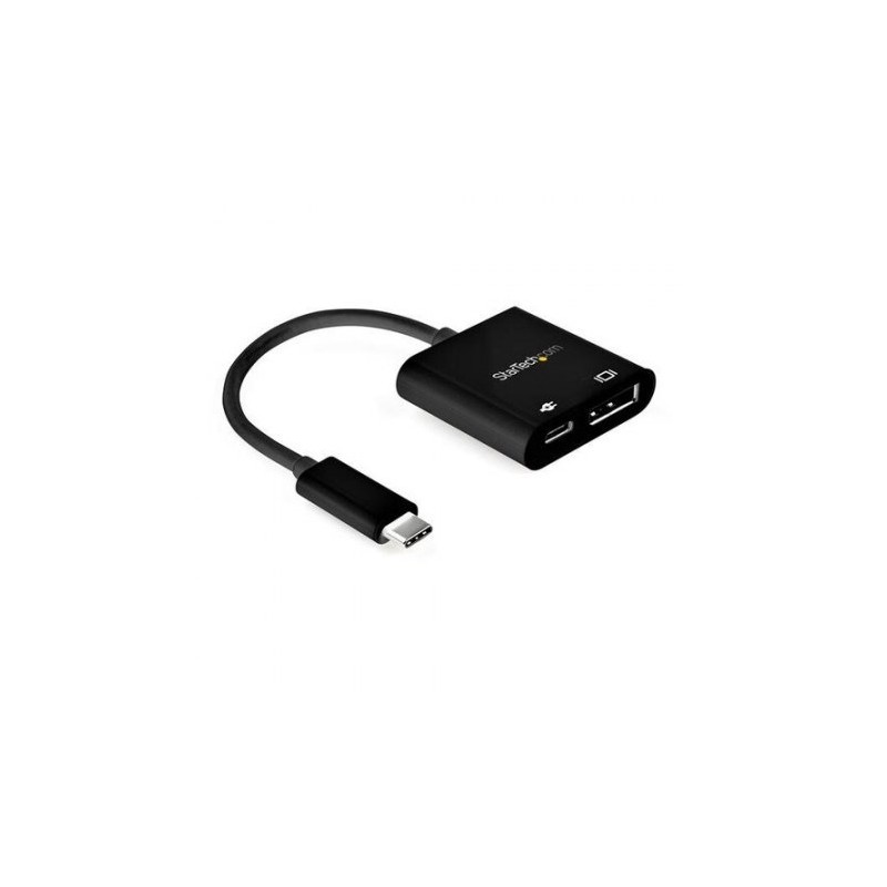 Adaptador USB-C Macho StarTech.com - DisplayPort/USB-C Hembra, Negro