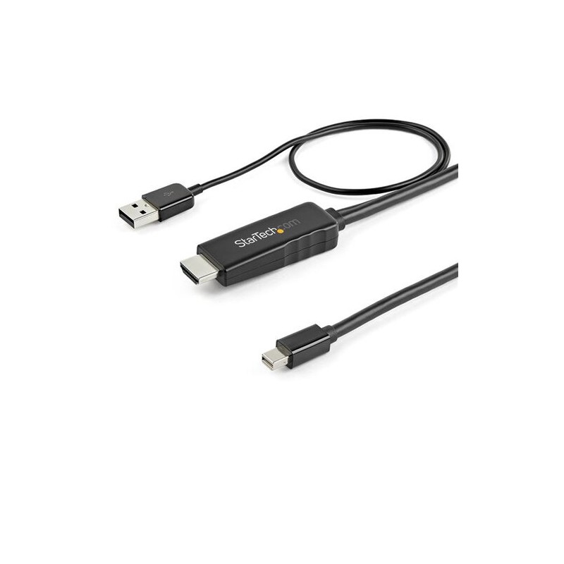 Cable StarTech.com HD2MDPMM2M HDMI Macho - Mini DisplayPort Macho, 2 Metros, Negro