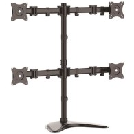 Soporte StarTech.com Ajustable VESA para 4 Monitores 13" - 27", 8Kg, Negro