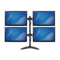 Soporte StarTech.com Ajustable VESA para 4 Monitores 13" - 27", 8Kg, Negro