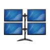 Soporte StarTech.com Ajustable VESA para 4 Monitores 13" - 27", 8Kg, Negro