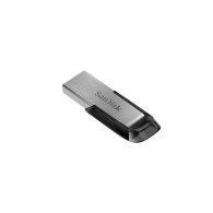 Memoria USB SanDisk Ultra Flair, 64GB, USB 3.0, Negro/Plata