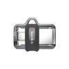 Memoria USB SanDisk Ultra Dual Drive M3.0, 64GB, USB 3.0, Gris