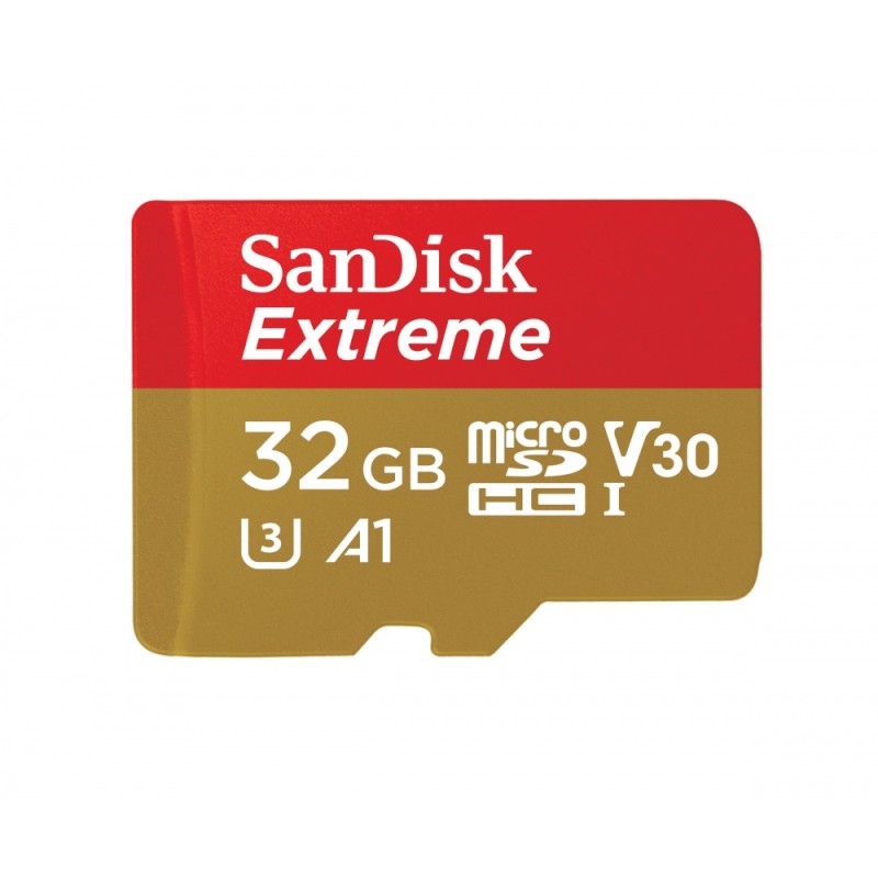Memoria Flash Extreme, 32Gb Microsdhc Uhs-I Clase 10, Con Adaptador SANDISK SANDISK
