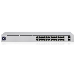 Switch Networks Gigabit Ethernet UBIQUITI Unifi, 24 Puerto Poe+, 2 Puertos Sfp, 52 Gbit/S - Administrable