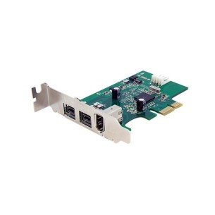 Tarjeta PCI Express StarTech.com 1.1 PEX1394B3LP, Alámbrico, con 3 Puertos FireWire