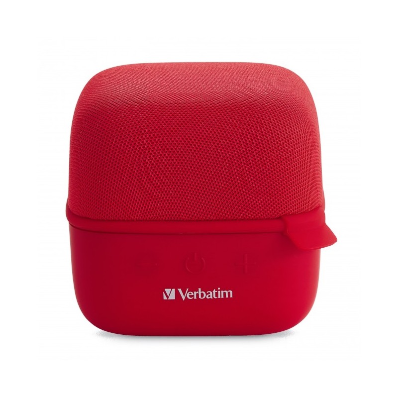 ALTAVOZ INALAMBRICO VERBATIM BLUETOOTH-MICROSD- ROJO VB70225