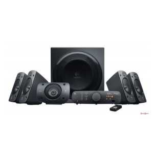 Bocinas Logitech Subwoofer Z906, 5.1, 500W RMS, Negro