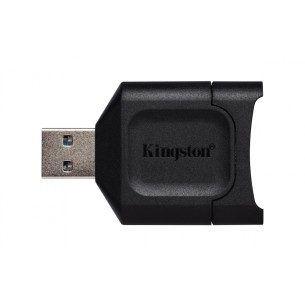 Lector de Memoria Kingston MLP, SD, USB 3.2, Negro