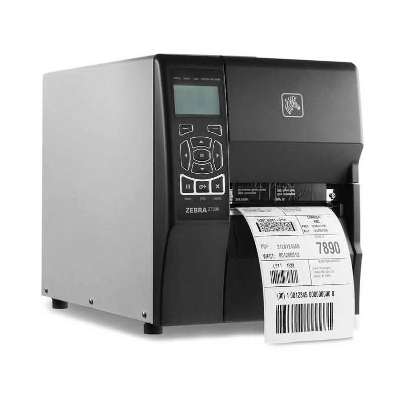 Impresora de Etiquetas, Transferencia Térmica, Serial, Paralelo, USB, 203 x 203DPI, Negro