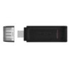 Memoria USB Kingston DataTraveler 70 - 128GB - USB-C 3.2 - Negro