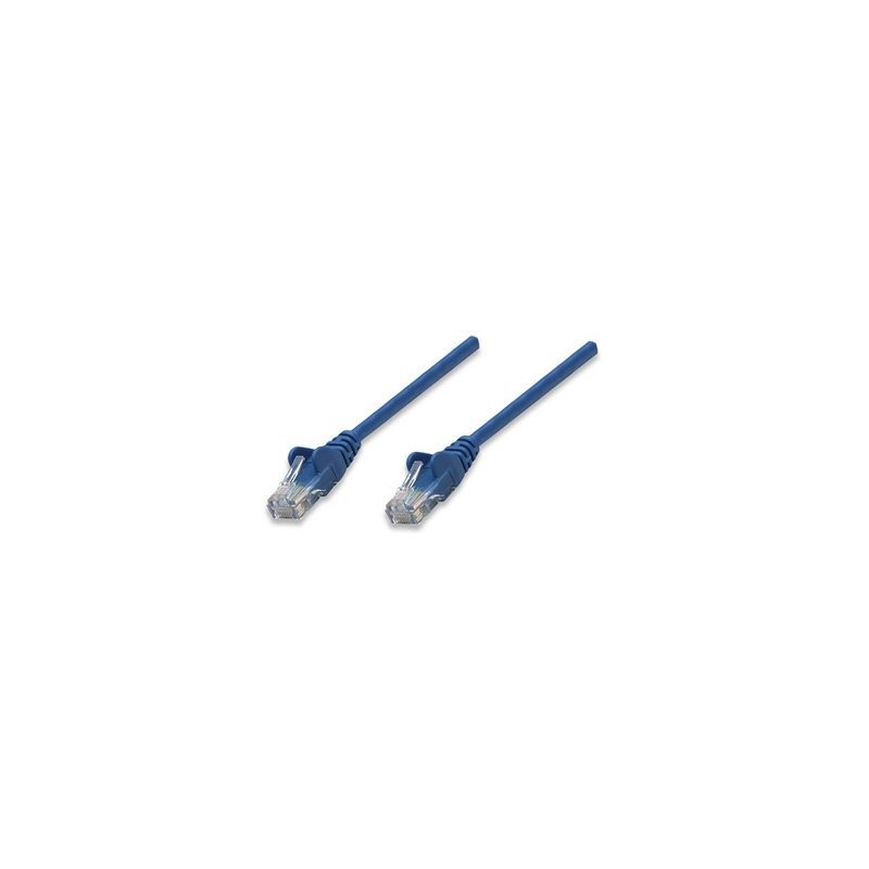 Intellinet Cable Patch Cat5e UTP 100% Cobre, RJ-45 Macho - RJ-45 Macho, 2 Metros, Azul