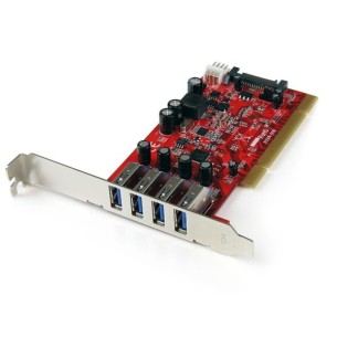 Tarjeta PCI StarTech.com PCIUSB3S4, Alámbrico, 4x USB 3.0