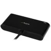Hub USB C 3.0 Macho StarTech.com - 3 USB A/1x RJ-45 Hembra, 5000 Mbit/s, Negro