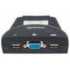 Manhattan Switch KVM 151245, 2x USB, 2x VGA