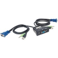 Switch Kvm 2 Ptos Usb Y 2Ptos Vga 3.5Mm 1920X1440 Con Cables StarTech StarTech