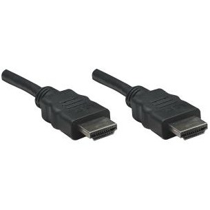 Cable HDMI 322539 de Alta Velocidad, 3D, 10 Metros, Negro Manhattan