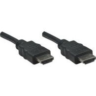 Manhattan Cable HDMI de Alta Velocidad, HDMI Macho - HDMI Macho, 3D, 10 Metros, Negro