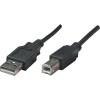 Manhattan Cable para Dispositivos USB de Alta Velocidad, USB 2.0 A Macho - USB 2.0 B Macho, 3 Metros, Negro