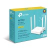 Router TP-Link ARCHER C24 Ethernet Firewall , Inalámbrico, 4 Antenas Externas